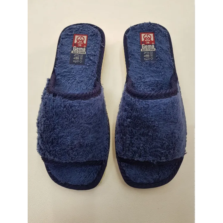 Zapatilla punta abierta de toalla Zapatilla punta abierta de toalla