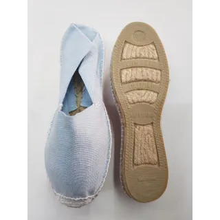 Alpargata Artesana Azul Cielo