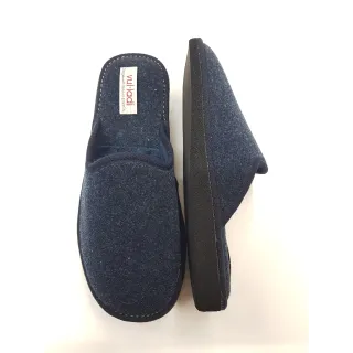 Zapatilla abierta de paño